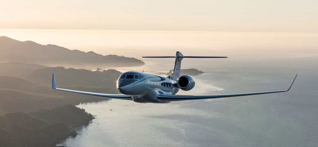 Gulfstream 650ER.